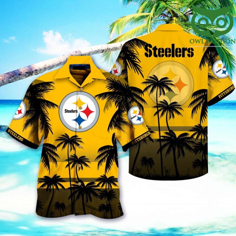 Pittsburgh Steelers Summer Hawaiian Shirt Size Chart