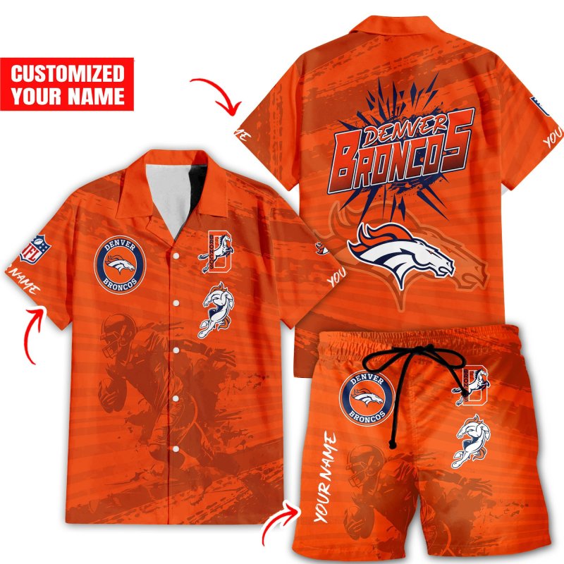 Denver Broncos Hawaiian Shirt