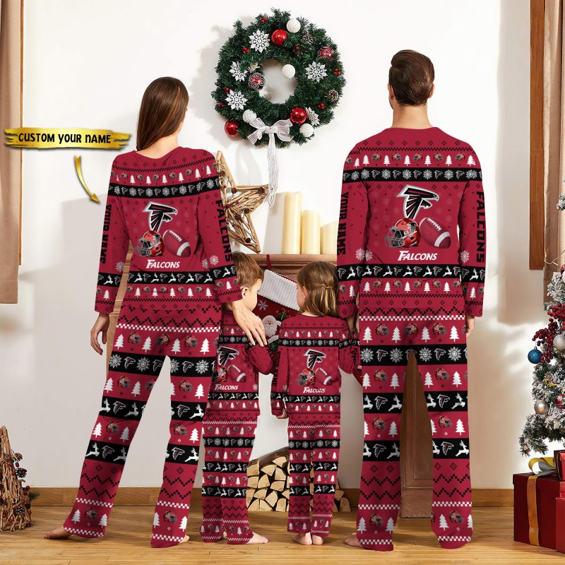 Atlanta Falcons Personalized Pajamas - Image 2