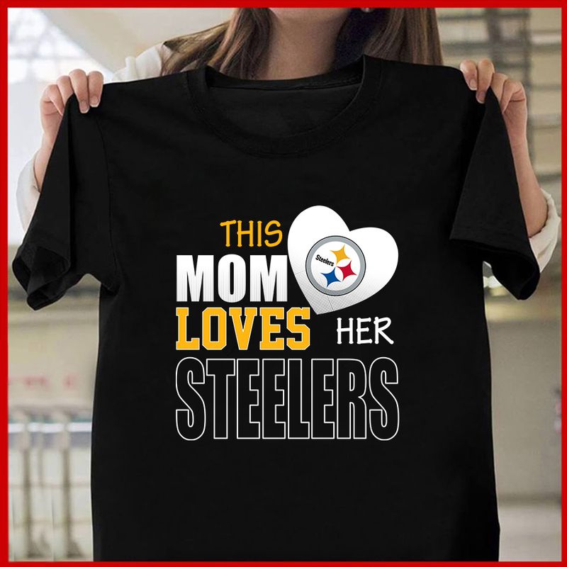 Pittsburgh Steelers Mom T-shirt