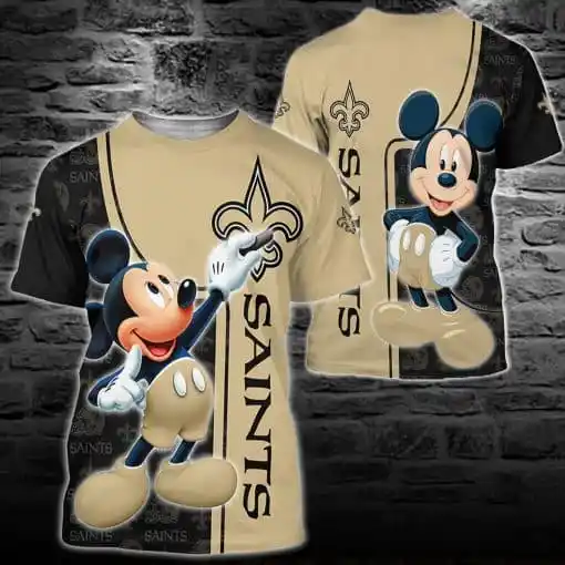 New Orleans Saints Mickey Sweater Side View
