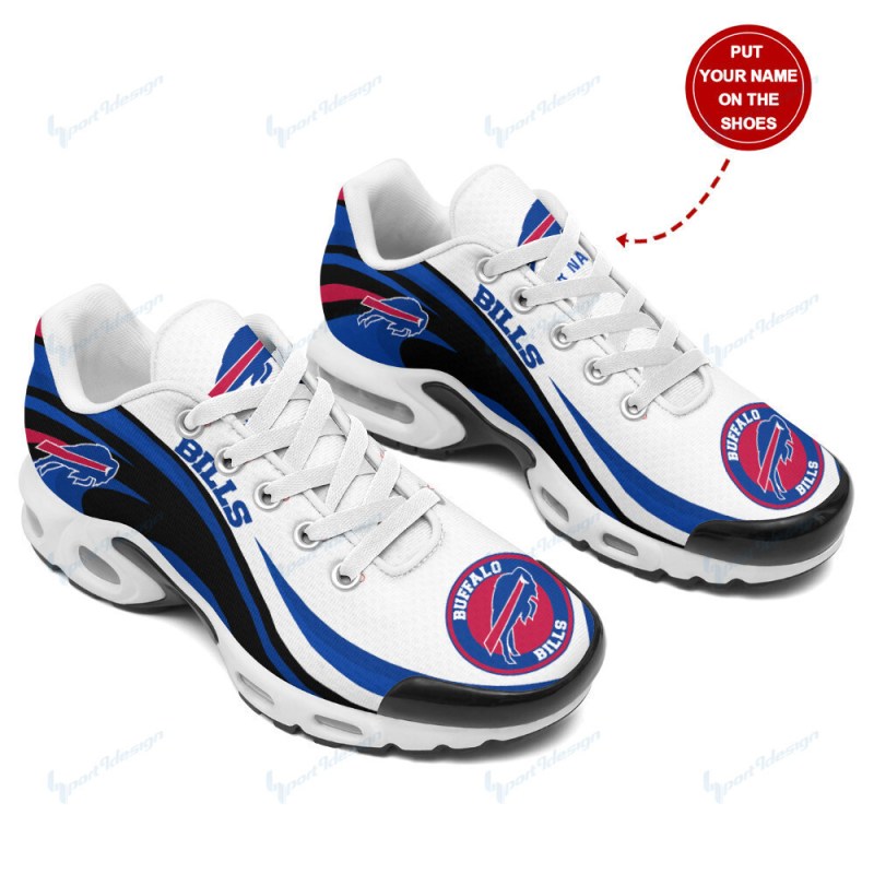 Buffalo Bills Personalized Plus T-N Youth Sneakers