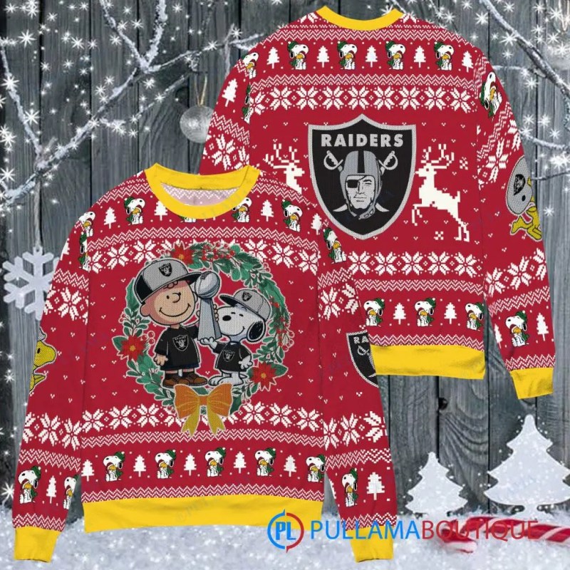 Las Vegas Raiders Ugly Christmas Sweater