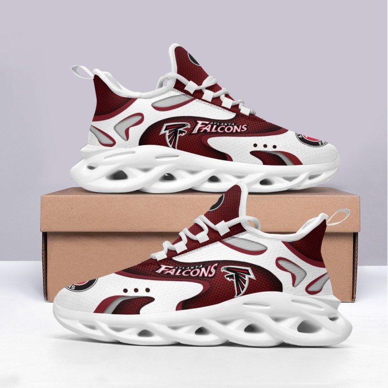 Atlanta Falcons Yezy Running Sneakers Side View