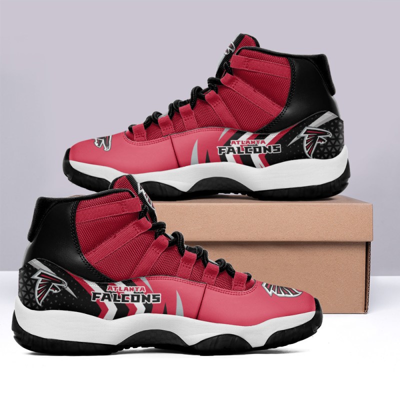 Atlanta Falcons AJD11 Sneakers - Side View