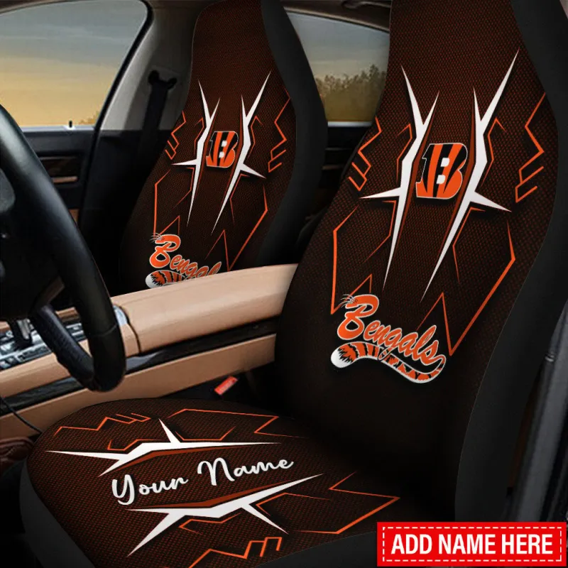 Cincinnati Bengals Personalized Car Seat Covers