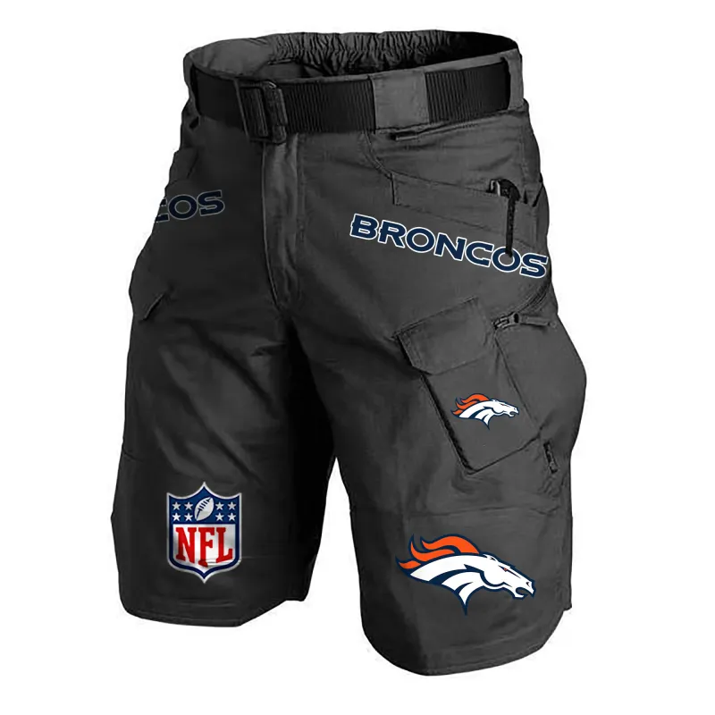 Black Denver Broncos Shorts