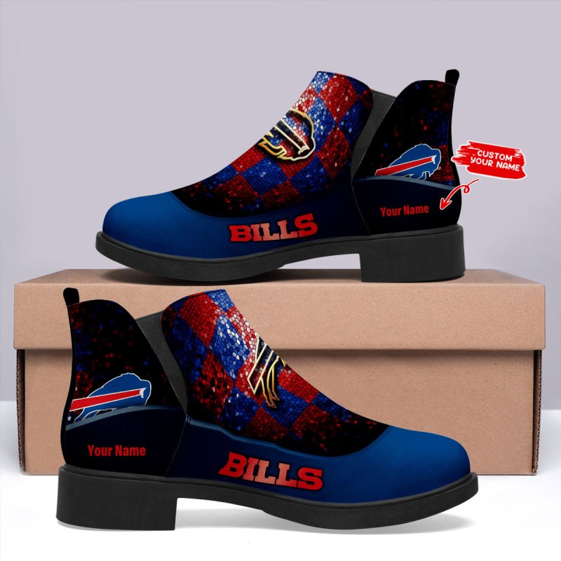 Buffalo Bills Personalized Comfort & Fashion Short Boots
