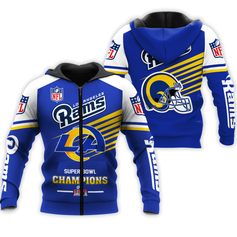 Los Angeles Rams Hoodie - Back View