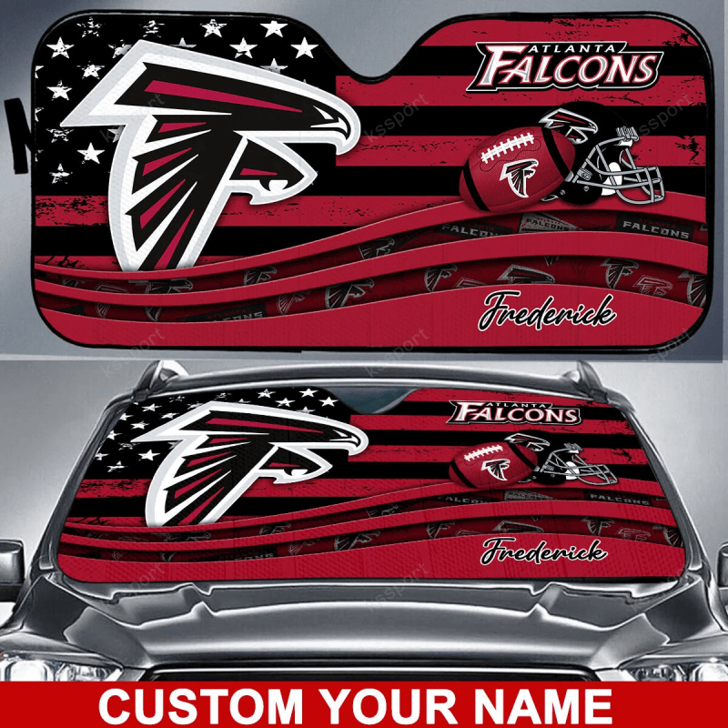 Atlanta Falcons Personalized Auto Sun Shade
