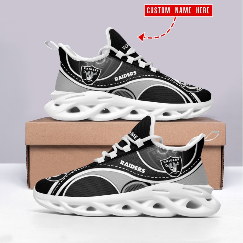 Las Vegas Raiders Personalized Yezy Running Sneakers SPD433