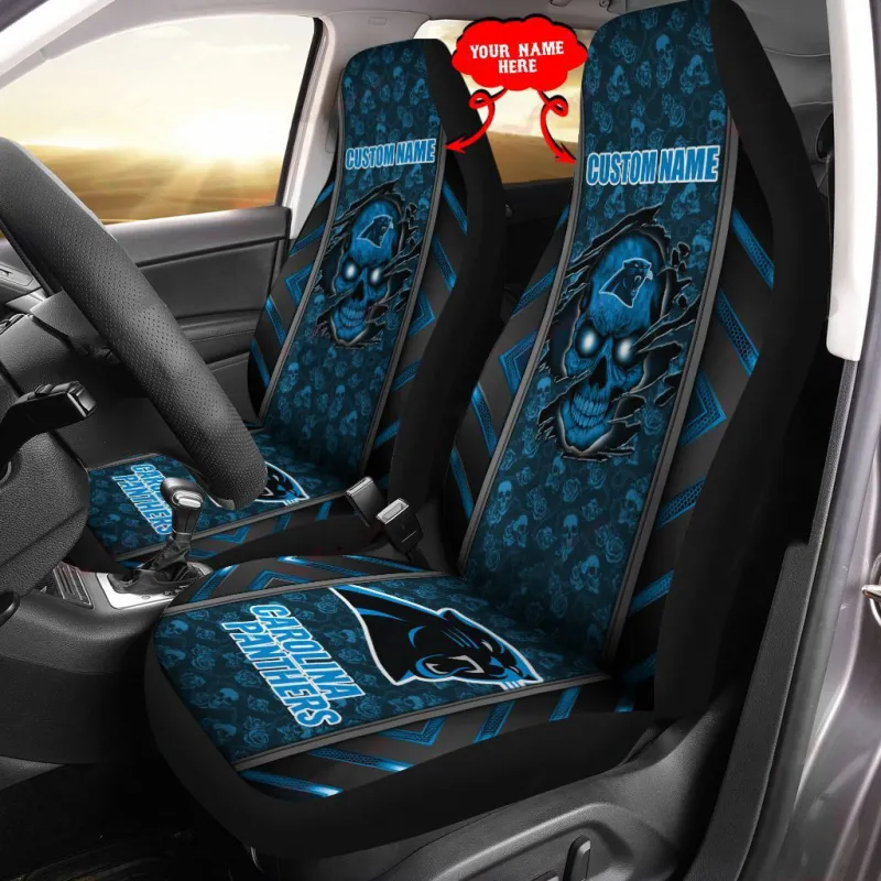 Carolina Panthers Personalized Car Seat Covers