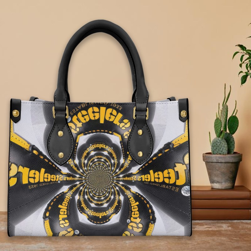 Pittsburgh Steelers Leather Hand Bag