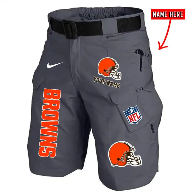 Cleveland Browns Front Pockets Men's Shorts
