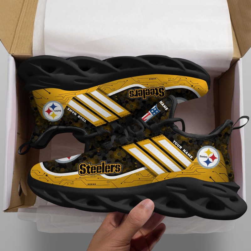 Pittsburgh Steelers Personalized Yeezy Running Sneakers