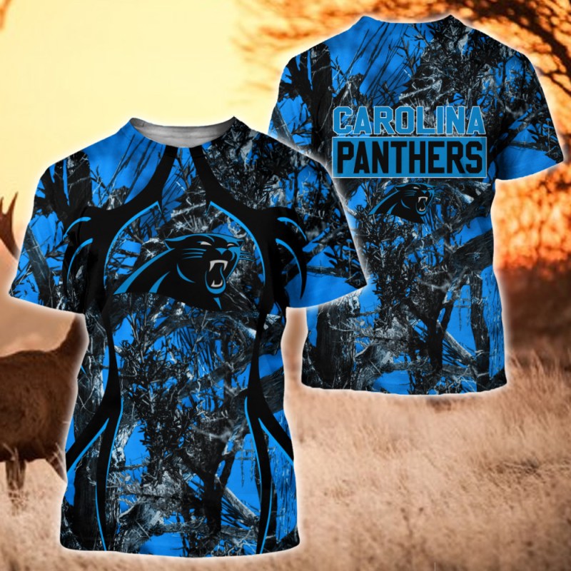 Carolina Panthers Ugly Christmas Sweater Design Detail
