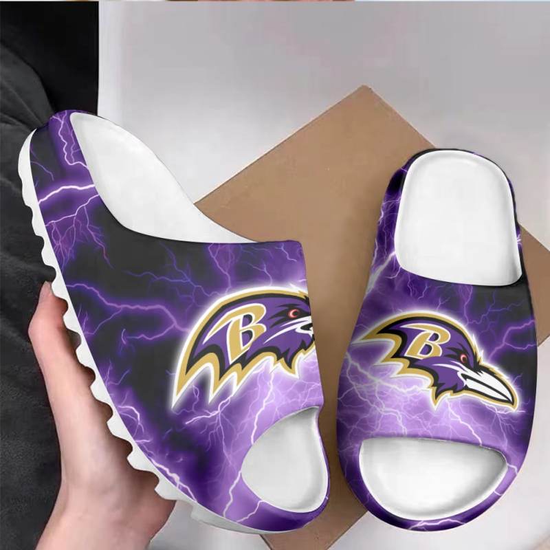 Baltimore Ravens Yeezy Slippers 1