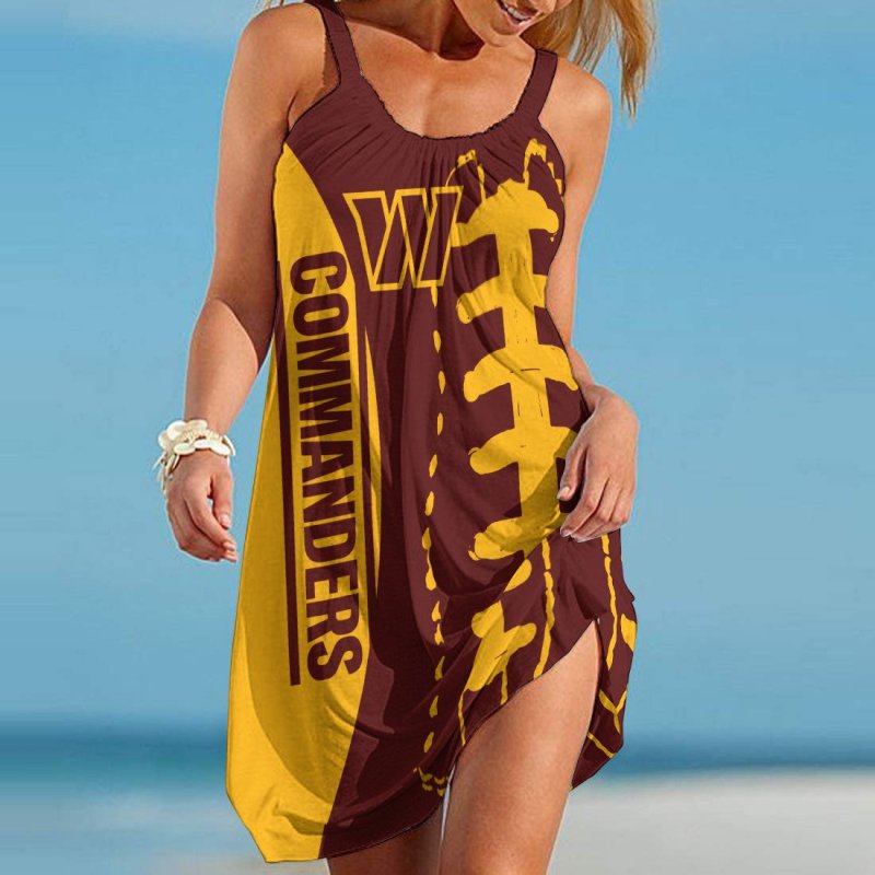 Washington Commanders Beach Dress