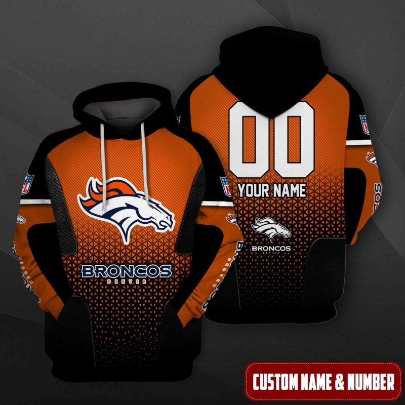 Denver Broncos Personalized Hoodie