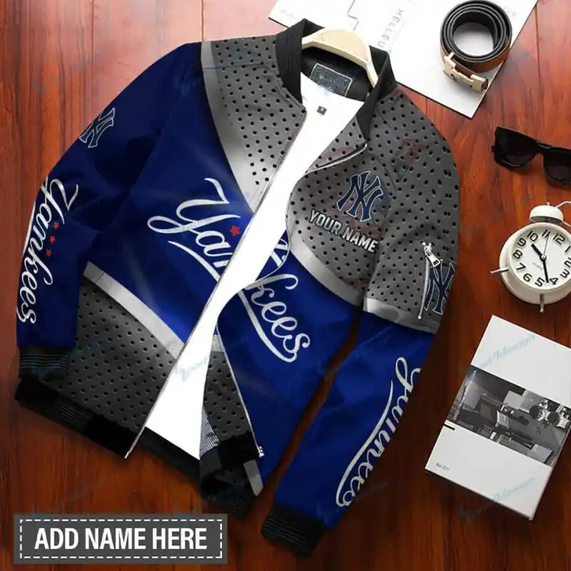 New York Yankees Bomber Jacket Side