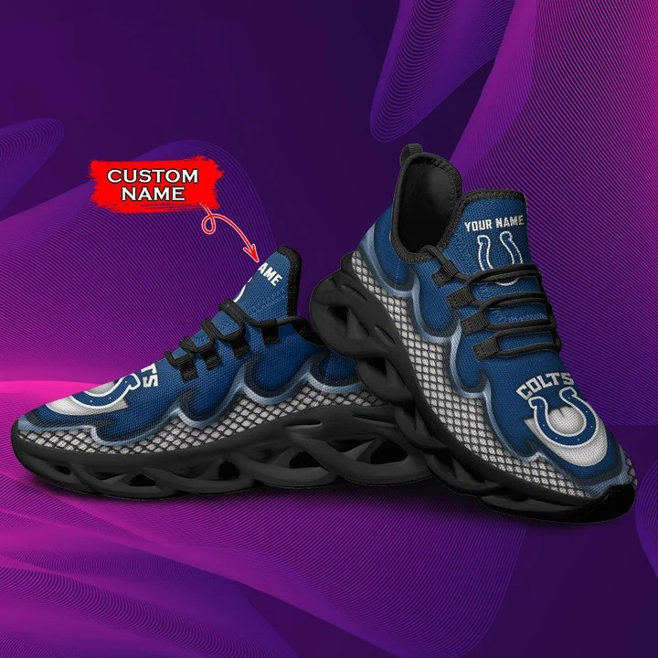 Indianapolis Colts Personalized Yezy Running Sneakers