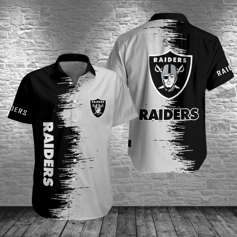 Las Vegas Raiders Button Shirt Sizing Chart