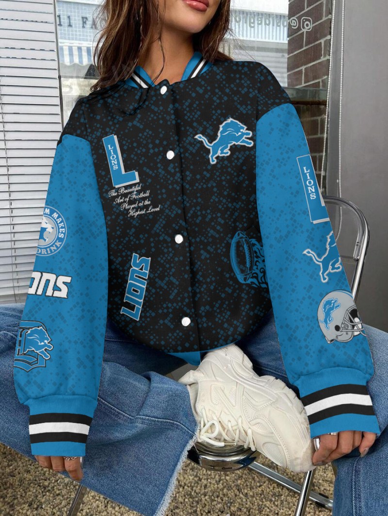 Detroit Lions Varsity Jacket