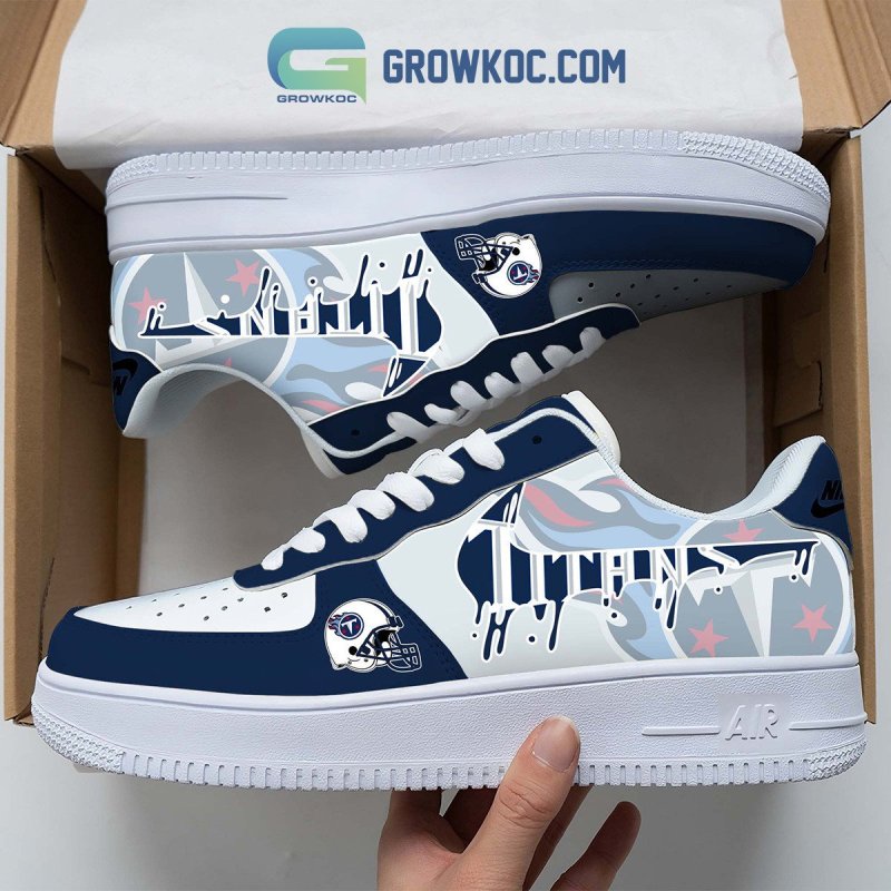 Tennessee Titans Personalized Colorful AF1-1 Shoes