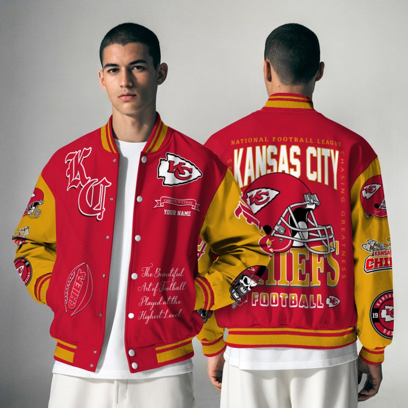 Kansas City Chiefs Varsity Jacket - Image 1