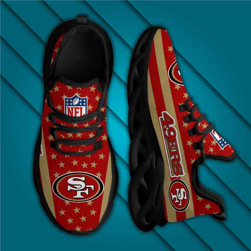 San Francisco 49ers Yezy Running Sneakers