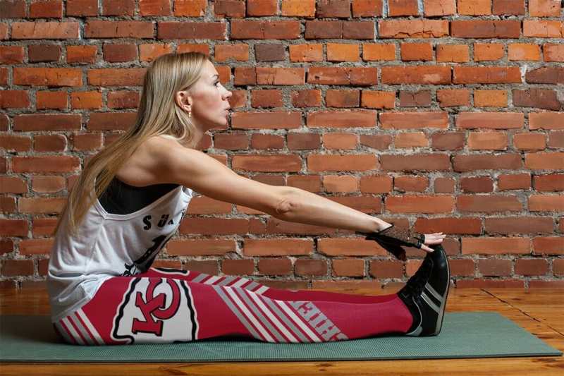 Kansas City Chiefs Leggings Back View