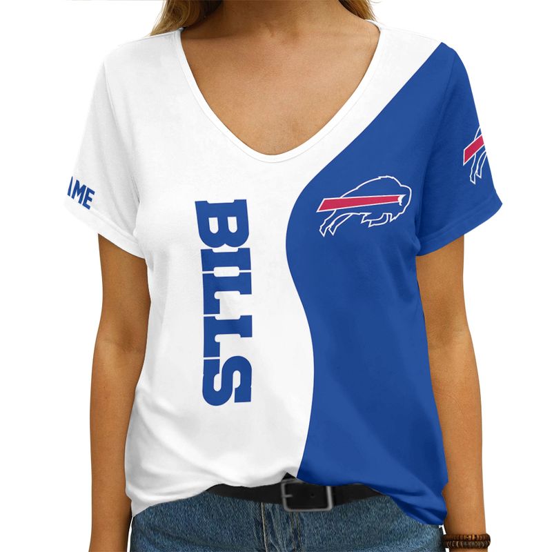 Buffalo Bills V-neck T-shirt - Image 3