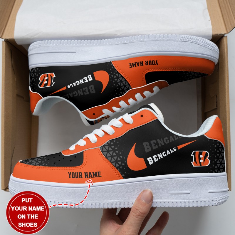 Cincinnati Bengals Personalized AF1 Shoes