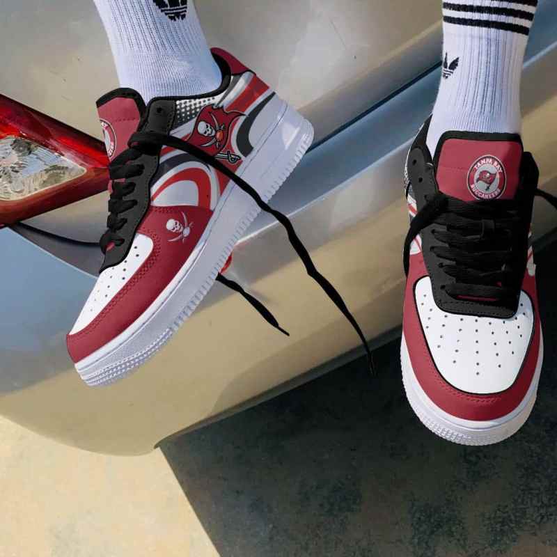 Tampa Bay Buccaneers AF1 Shoes - Back View
