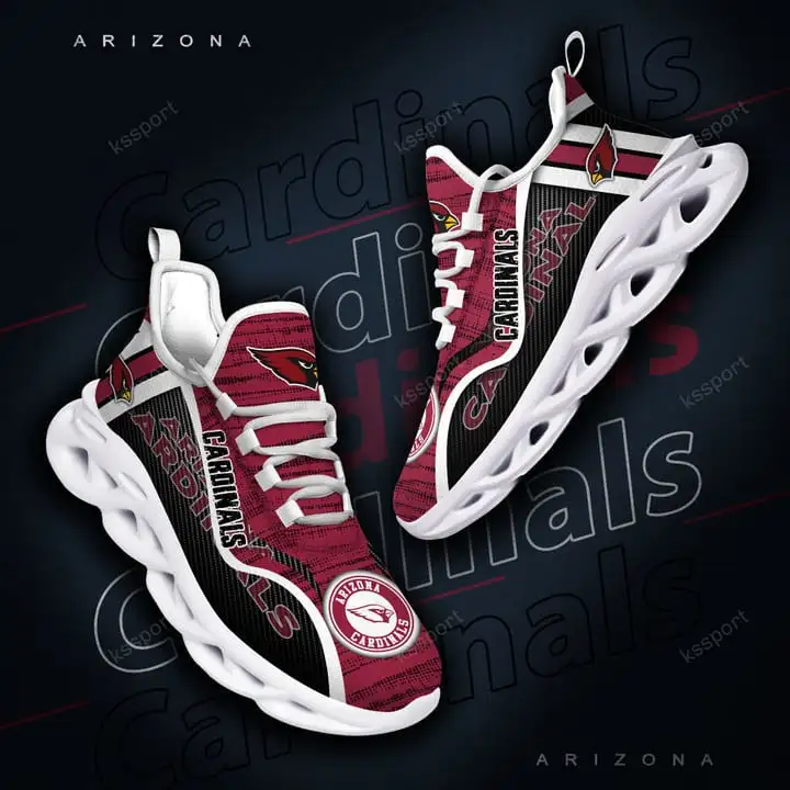 Arizona Cardinals Yezy Running Sneakers Side View
