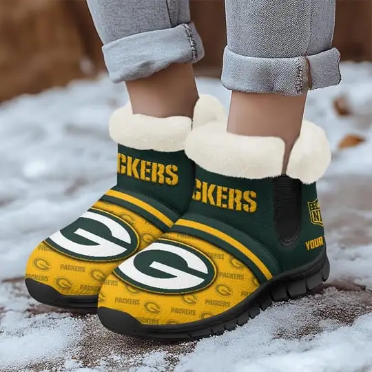 Green Bay Packers Winter Snow Boots