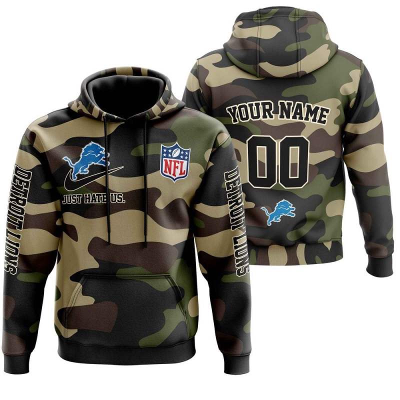 Detroit Lions Personalized Hoodie