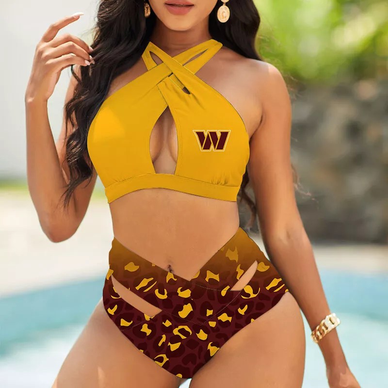 Washington Commanders Women's Bikini Swimsuit