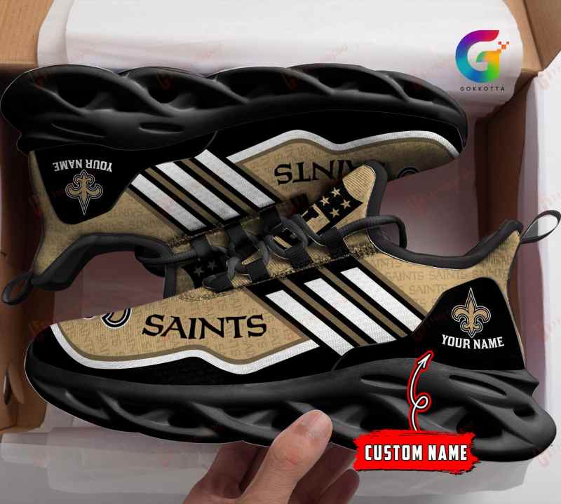 New Orleans Saints Personalized Yeezy Running Sneakers