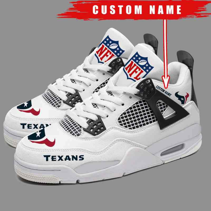 Houston Texans AJ4 Sneaker Front View