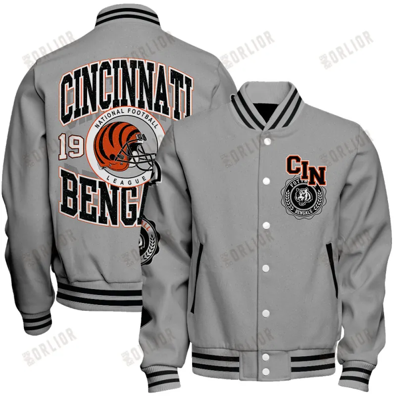 Cincinnati Bengals Varsity Jacket Image 1