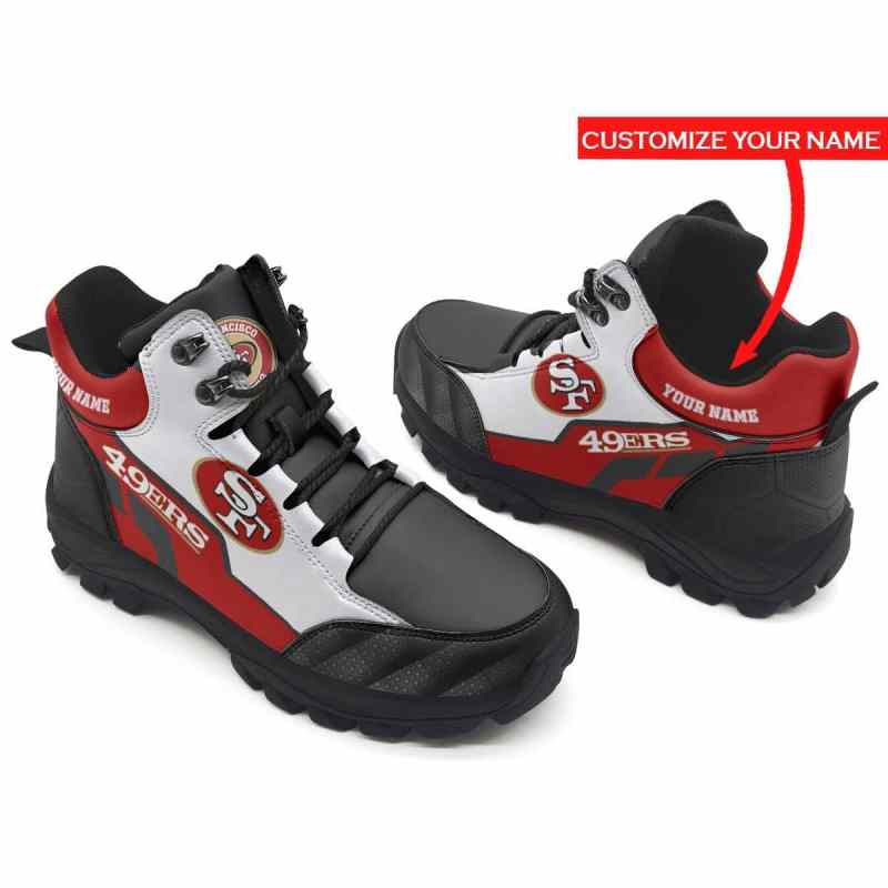 San Francisco 49ers Hiking Shoes - Perfect for Football Fans