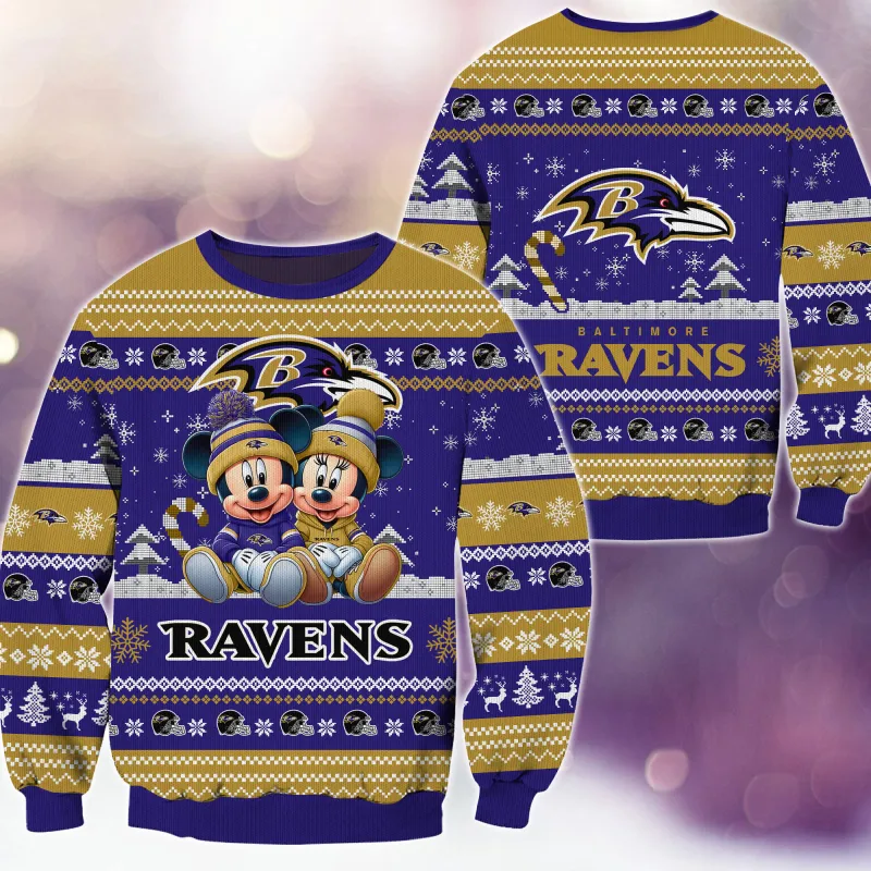 Baltimore Ravens Ugly Christmas Sweater