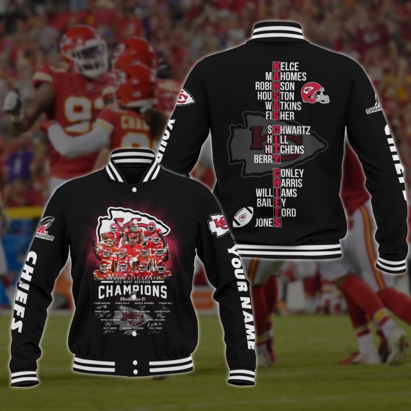 Kansas City Chiefs Champions Baseball Jacket