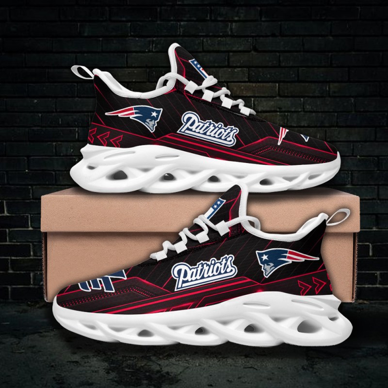 New England Patriots Yezy Running Sneakers Design