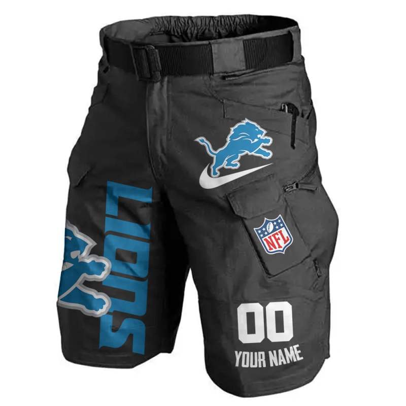 Detroit Lions Front Pockets Men's Shorts Image 5