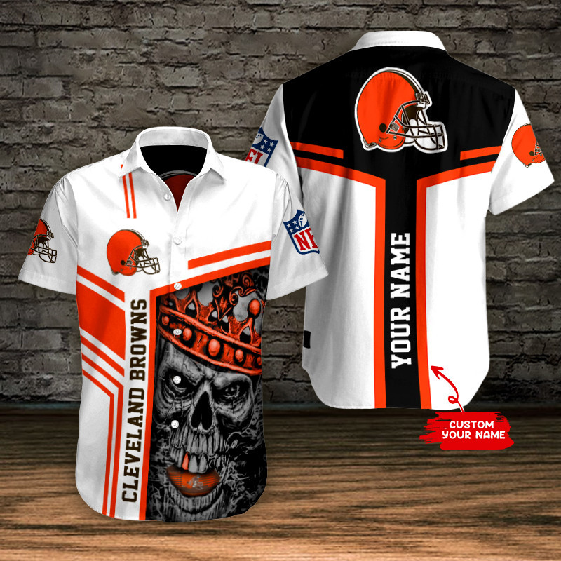 Cleveland Browns Personalized Button Shirt