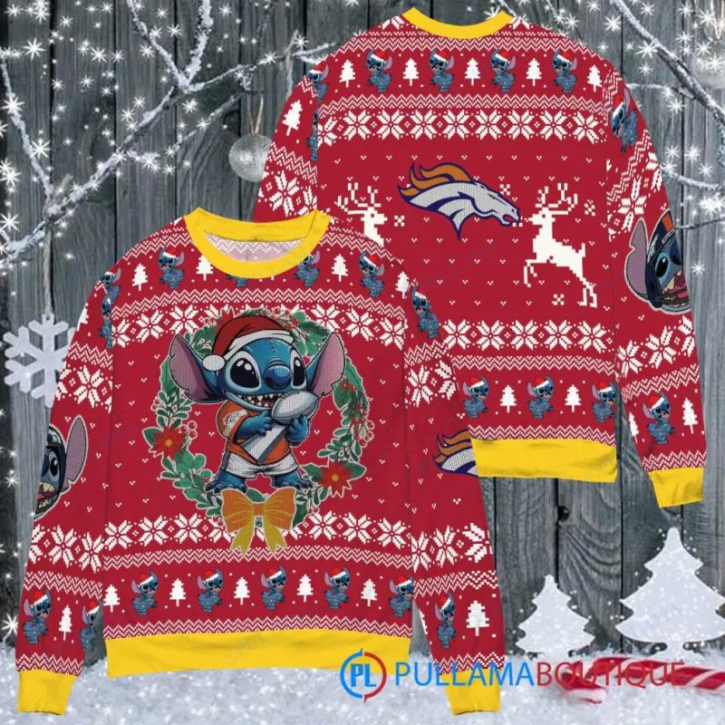 Denver Broncos Ugly Christmas Sweater