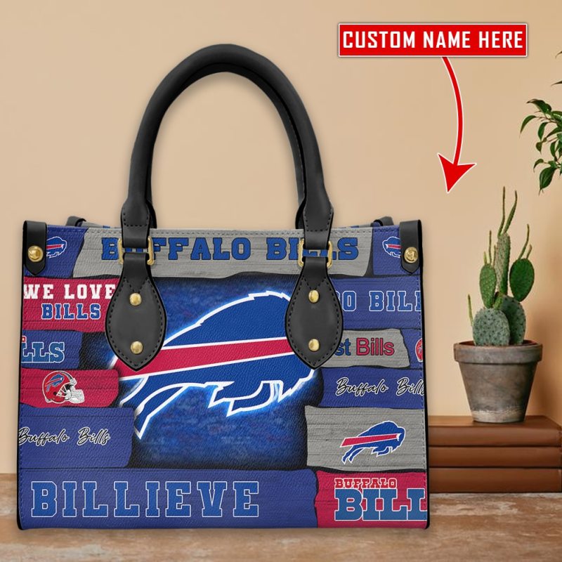 Buffalo Bills Leather Hand Bag Image 2