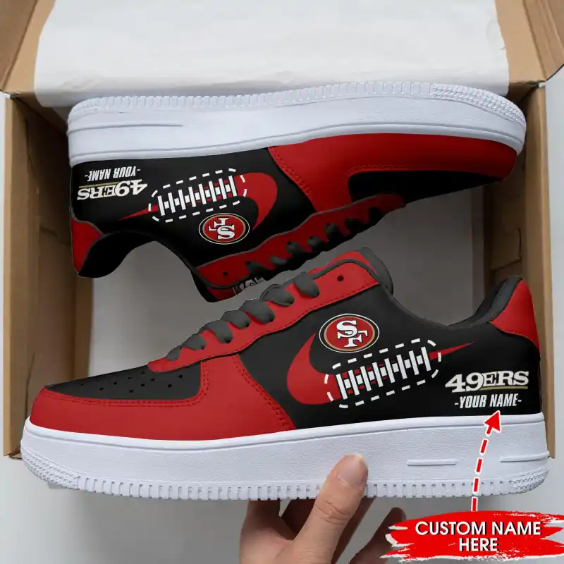 San Francisco 49ers Personalized AF1 Shoes